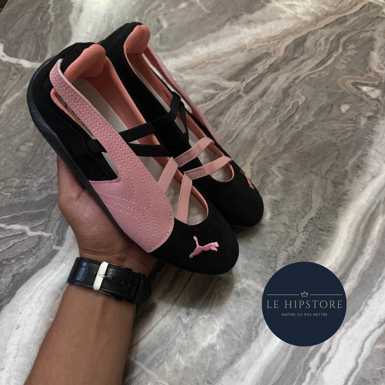 SPEEDCAT BALLERINE NOIR ROSE - الصورة 5