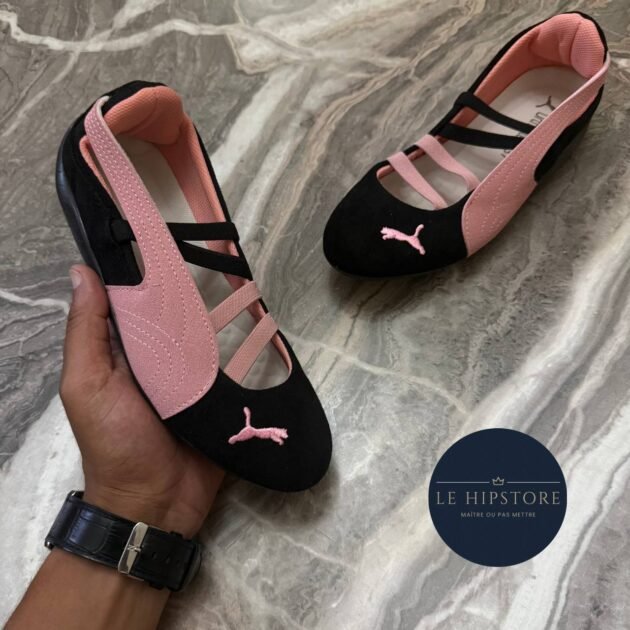 SPEEDCAT BALLERINE NOIR ROSE