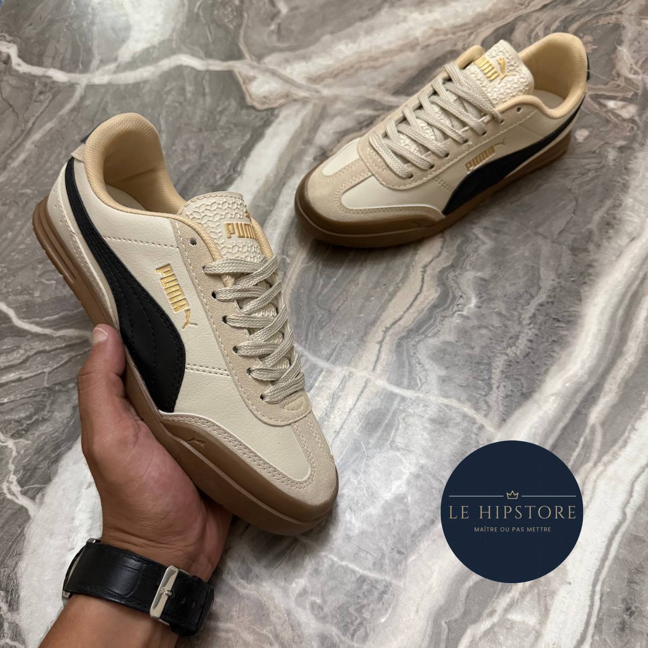 PUMA NEW BEIGE BLACK