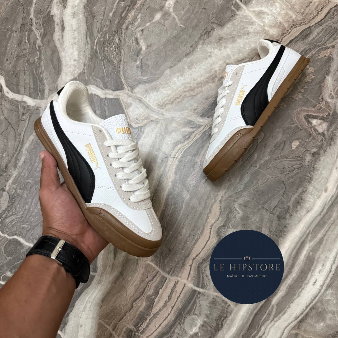 PUMA NEW WHITE BLACK - الصورة 5