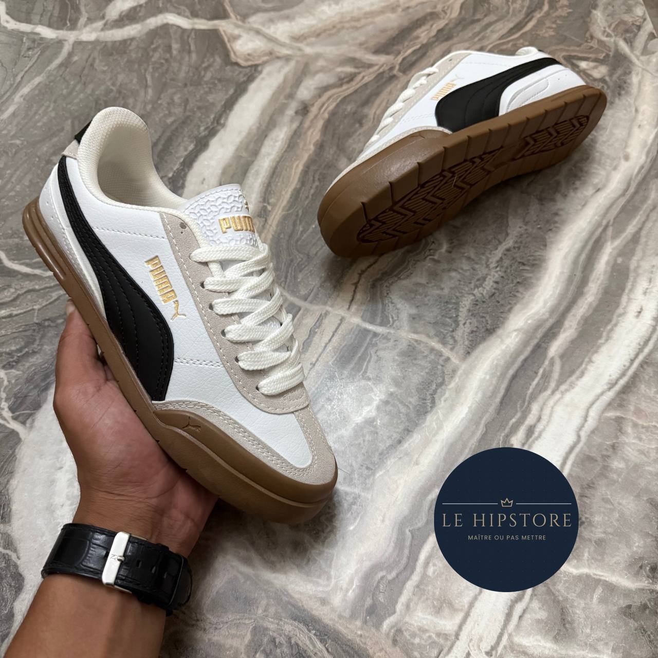 PUMA NEW WHITE BLACK - الصورة 2