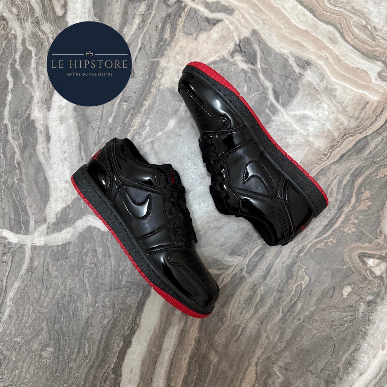 NIKE AIR JORDAN LOW BLACK & RED - الصورة 5