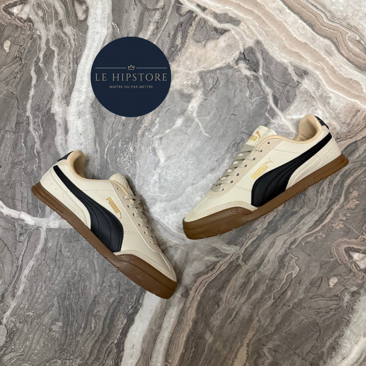 PUMA NEW BEIGE BLACK - الصورة 3